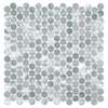 Andova Tiles SAMPLE Orb 075 x 075 Metal Penny Round Mosaic Tile SAM-ANDORB256